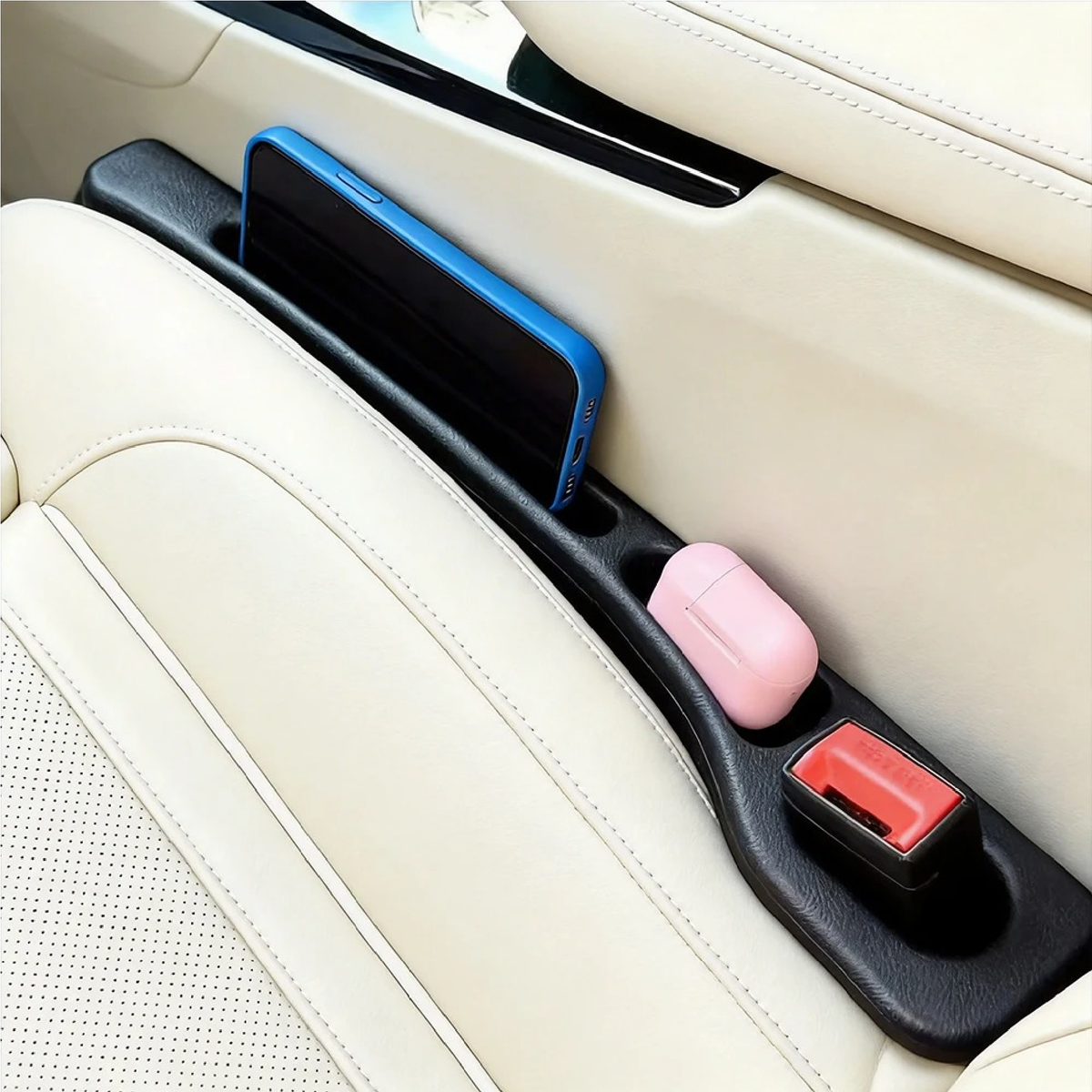 Universal Leak-Proof Car Seat Gap Filler Organizer (Set of 2) – Premium Interior Drop Blocker