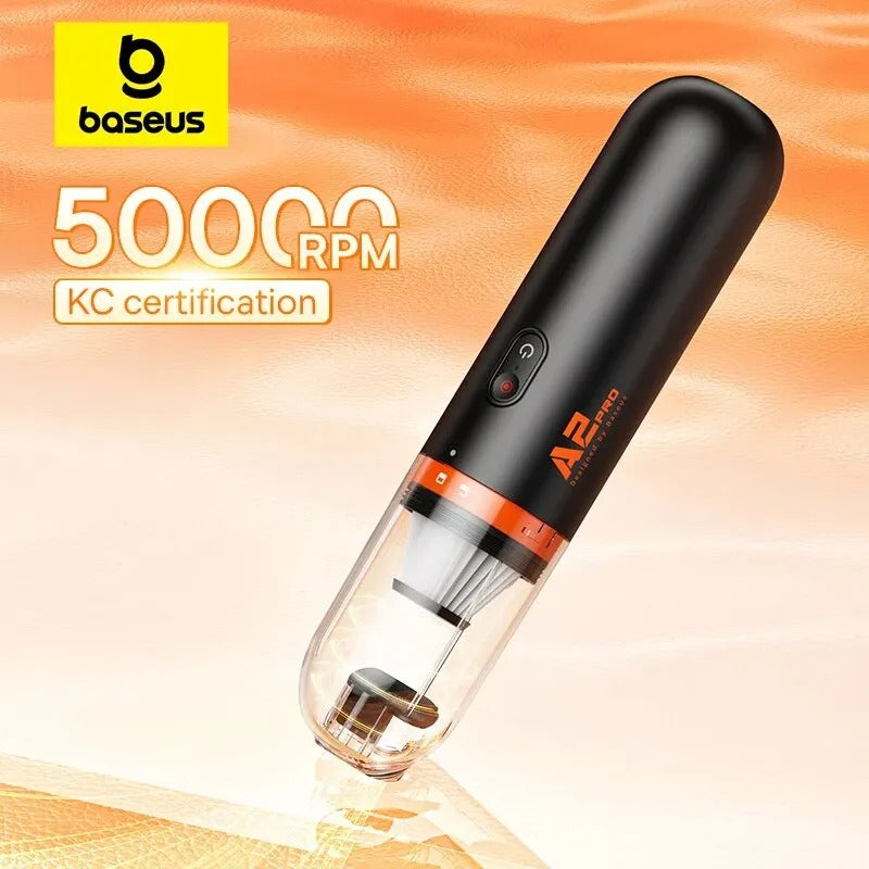 Baseus A2 Pro 2-in-1 Portable Cordless Car Vacuum Cleaner & Air Blower – 6000Pa Ultra Suction