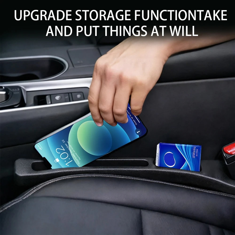Universal Leak-Proof Car Seat Gap Filler Organizer (Set of 2) – Premium Interior Drop Blocker