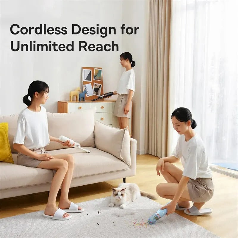 Baseus A2 Pro 2-in-1 Portable Cordless Car Vacuum Cleaner & Air Blower – 6000Pa Ultra Suction
