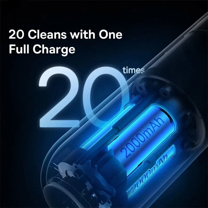 Baseus A2 Pro 2-in-1 Portable Cordless Car Vacuum Cleaner & Air Blower – 6000Pa Ultra Suction