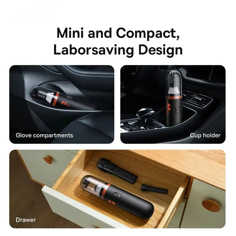 Baseus A2 Pro 2-in-1 Portable Cordless Car Vacuum Cleaner & Air Blower – 6000Pa Ultra Suction